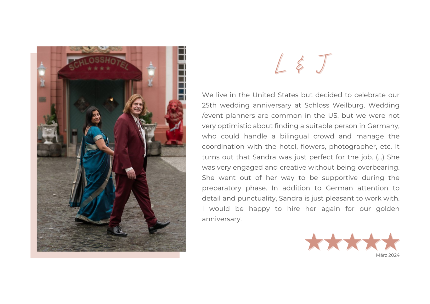 Indisch-Deutsche Silberhochzeit in Deutschland Indisch-Deutsche Silberhochzeit in Deutschland