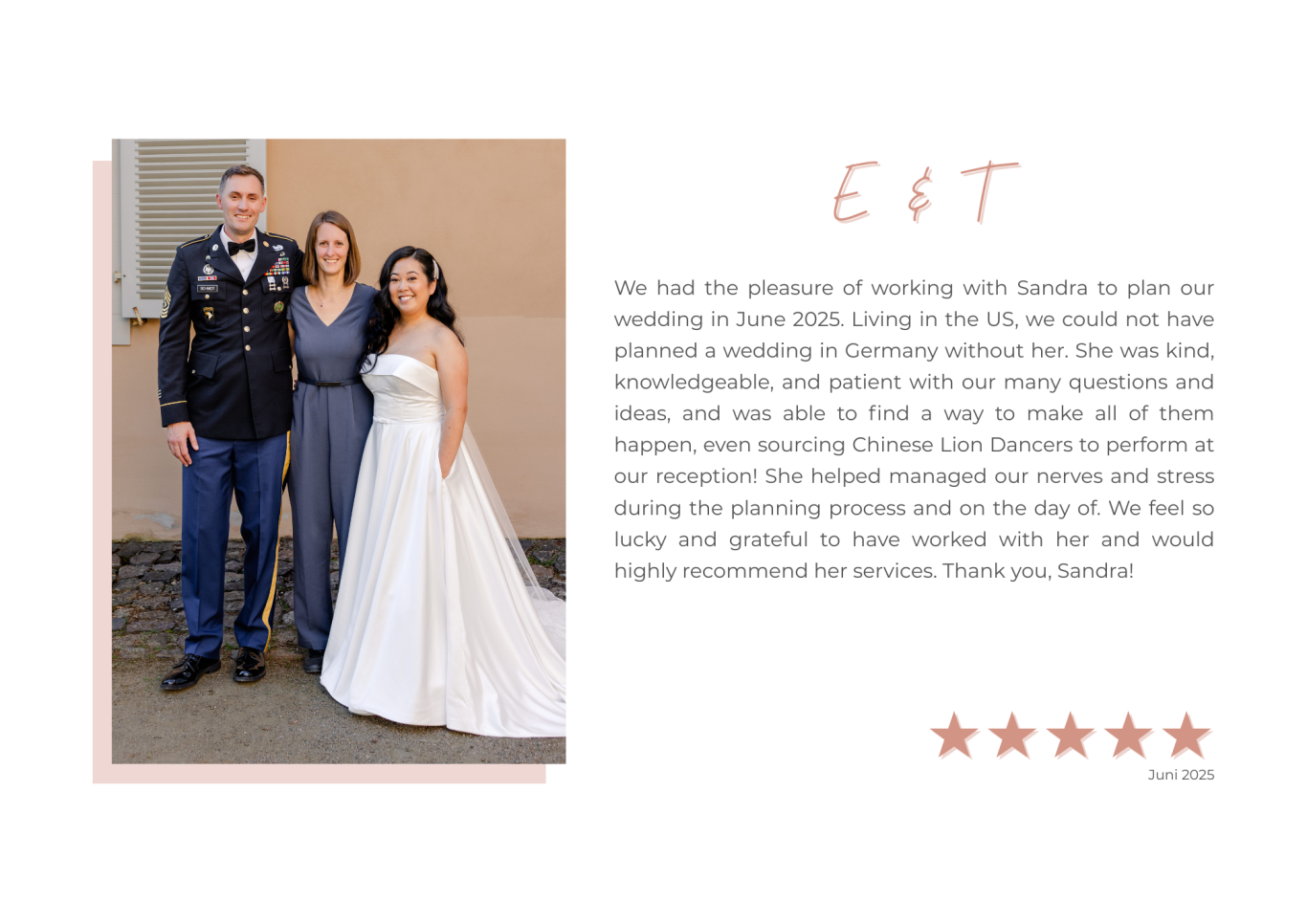 Deutsch-Amerikanisch-Chinesische Hochzeit in Darmstadt, Deutschland im Juni 2025 Deutsch-Amerikanisch-Chinesische Hochzeit in Darmstadt, Deutschland im Juni 2025